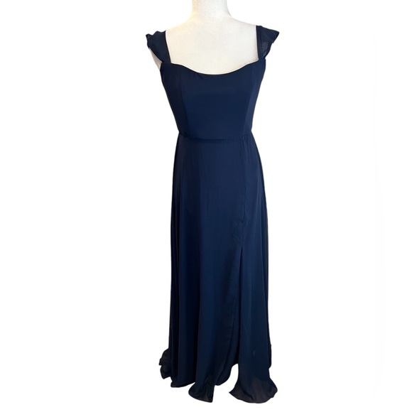 AFTER SIX Sweetheart Neck Evening Gown Midnight Size 6 - Picture 3 of 8